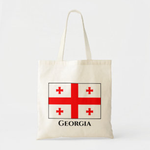 Georgien Flagga Tygkasse