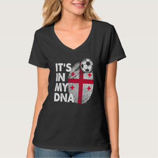 Georgien i My Dna Georgian Flagga Team Georgia T Shirt