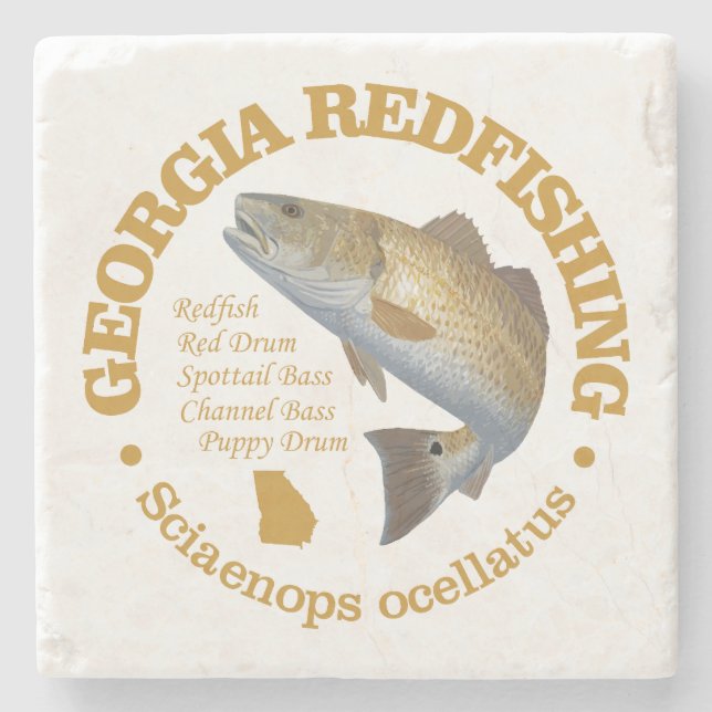 Georgien (kungsfisk) stenunderlägg (Framsidan)