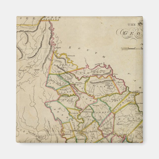 Georgien Magnet (Framsidan)