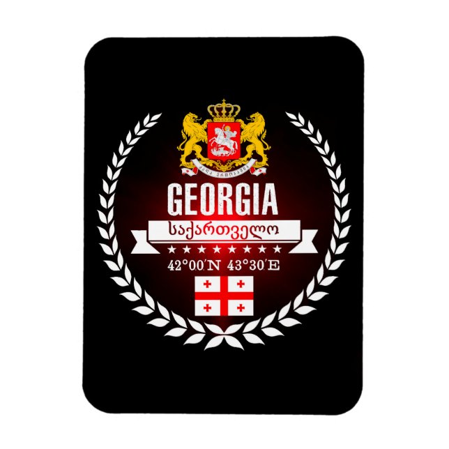 Georgien Magnet (Vertikal)