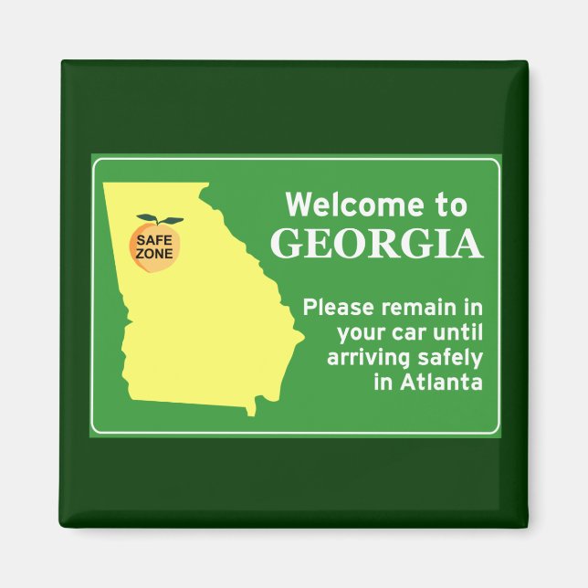 Georgien Magnet (Framsidan)