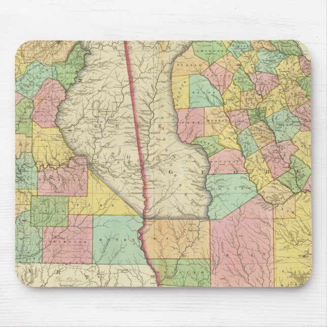 Georgien och Alabama 3 Musmatta (Framsidan)