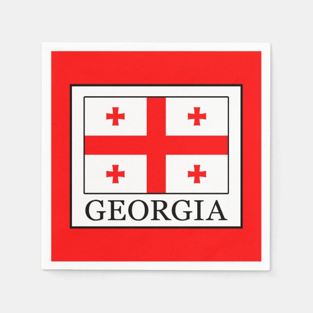 Georgien Pappersservett (Framsidan)