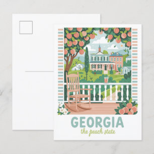 Georgien, Peach State USA, sommarresa Vykort