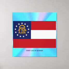 Georgien Statlig flagga Canvastryck
