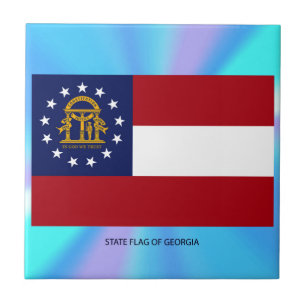 Georgien Statlig flagga Kakelplatta