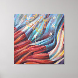 Georgien Statlig flagga - Kanvastryck