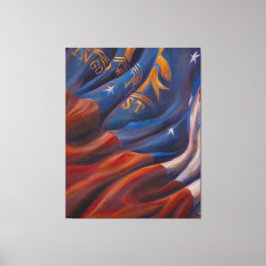 Georgien Statlig flagga - Kanvastryck