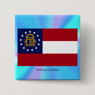 Georgien Statlig flagga Knapp