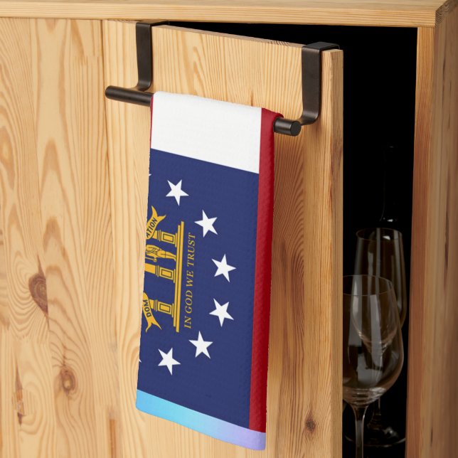 Georgien Statlig flagga Kökshandduk (Thirds Fold)