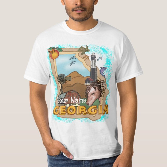 Georgien T Shirt (Framsida)