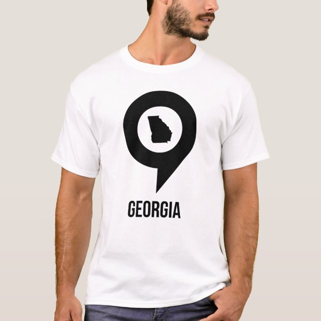 Georgien T Shirt (Framsida)