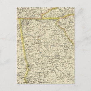 Georgien, Tennessee, Alabama Vykort