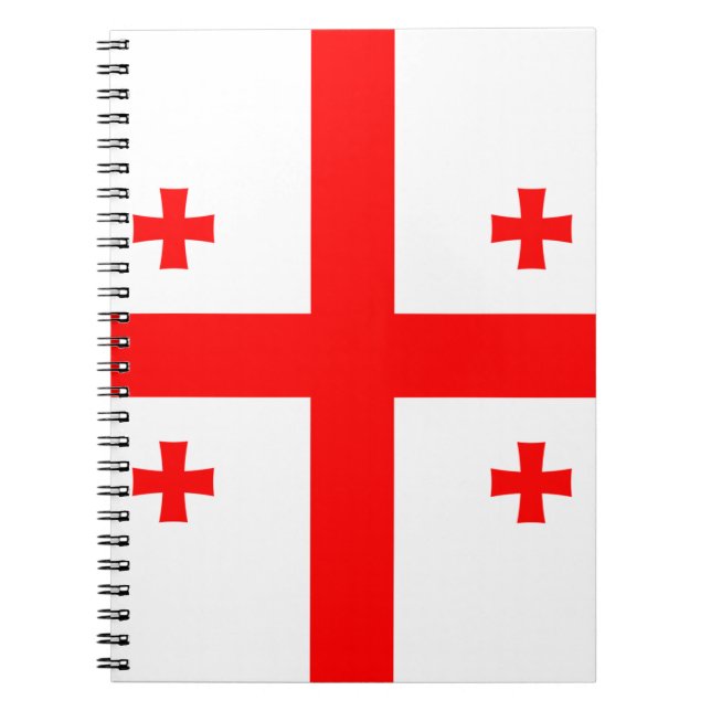 Georgiens flagga anteckningsbok (Framsidan)