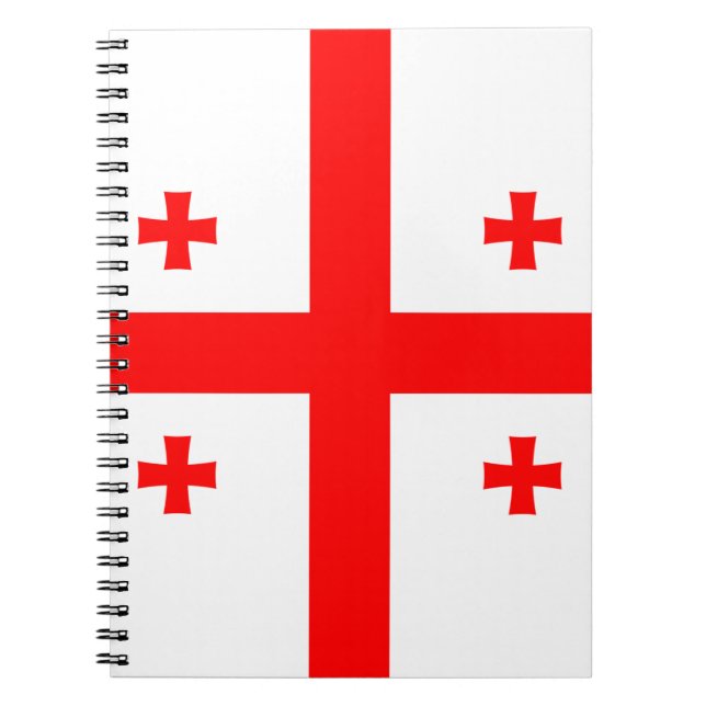 Georgiens flagga anteckningsbok (Framsidan)
