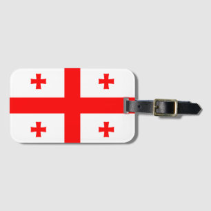 Georgiens flagga bagagebricka