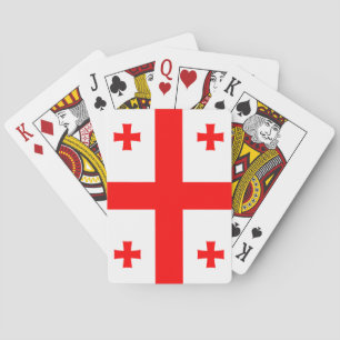 Georgiens flagga casinokort