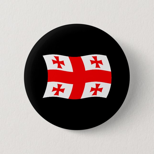 Georgiens flagga knapp (Framsida)