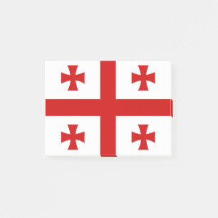 Georgiens flagga post-it block