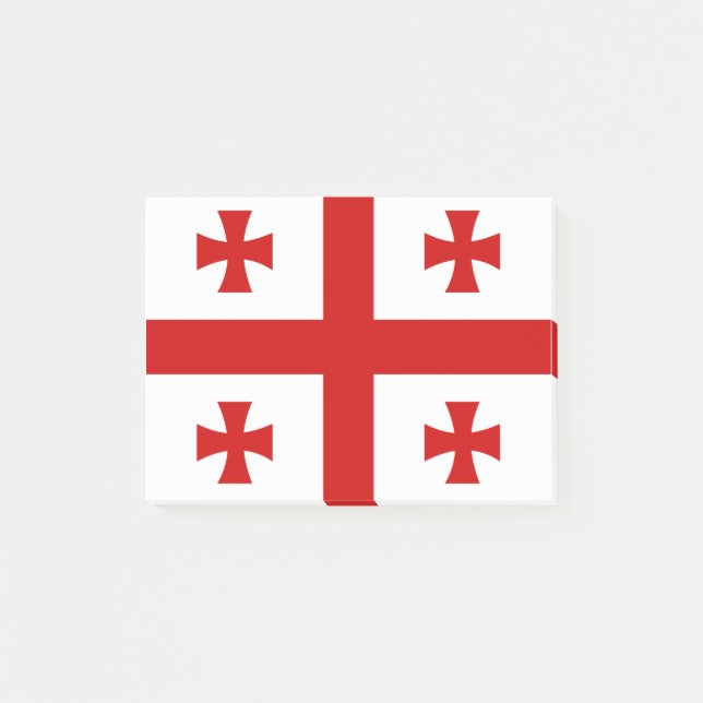 Georgiens flagga post-it block (Framsida)