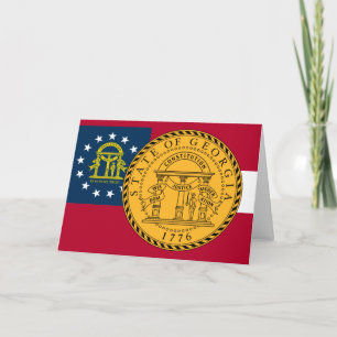 Georgiens flagga & sigill, Georgiens flagga Kort