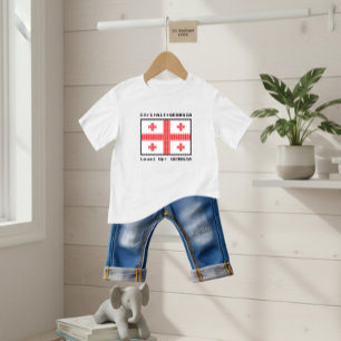 Georgiens flagga t shirt