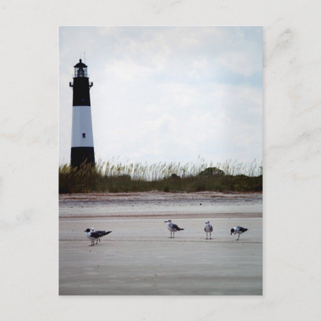 Georgiens fyr-vykort vykort (Framsida)