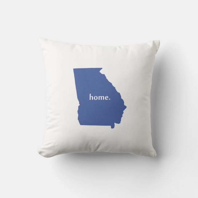 Georgiens hemsilhuett, karta kudde (Framsida)