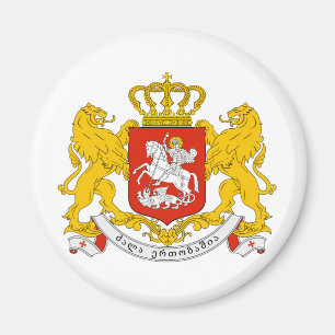Georgiens Officiell Jackar Arm Heraldry Symbol Magnet