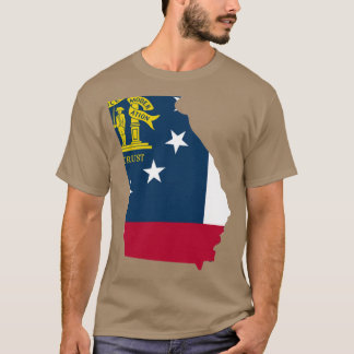 Georgiens utkast till flagga t shirt