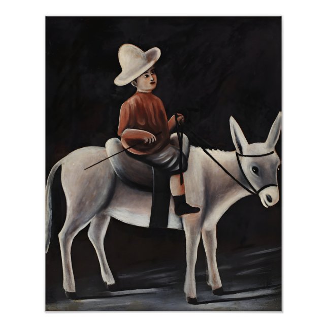 Georgisk målare Niko Pirosmani-målningar Fototryck (Framsidan)