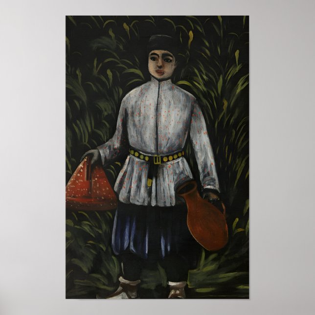 Georgisk målare Niko Pirosmani-målningar Poster (Framsidan)