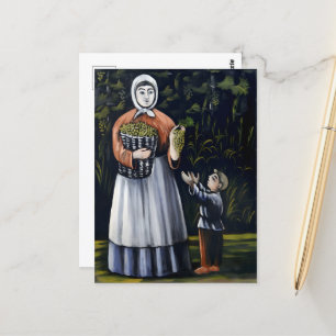 Georgisk målare Niko Pirosmani-målningar Vykort