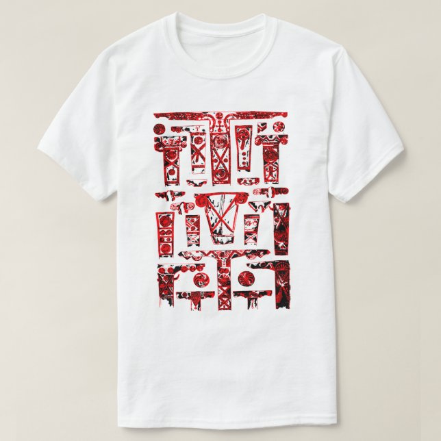 Georgisk ornament t shirt (Design framsida)