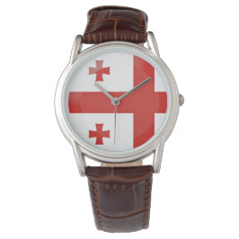 Georgiska flagga armbandsur