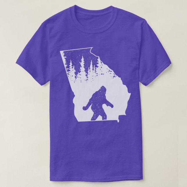 Georgiska staten Karta Gifts T Shirt (Design framsida)