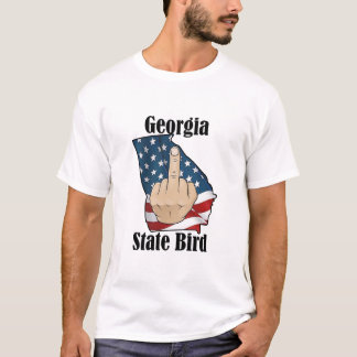 Georgiska statshajskjorta t-shirt mitten finger fl
