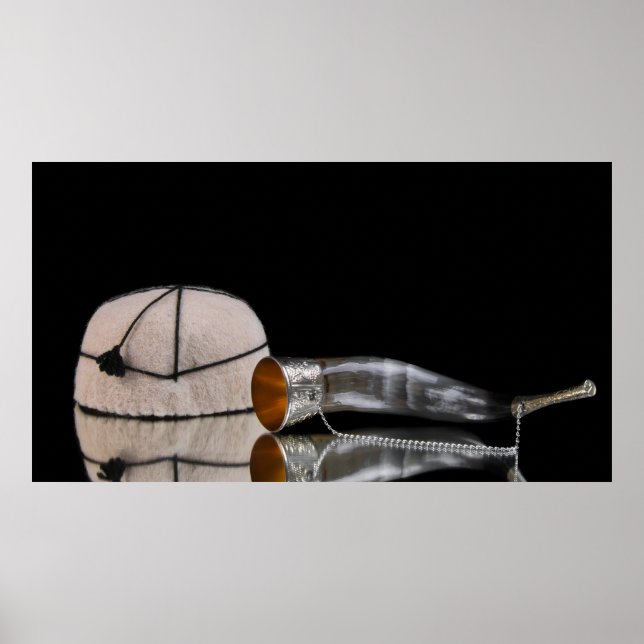 Georgiskt horn och hatt poster (Framsidan)