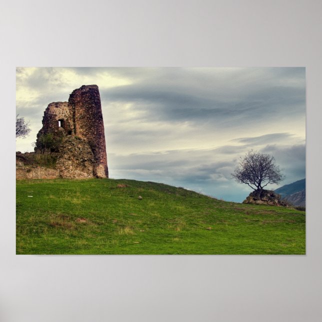 Georgiskt landskap poster (Framsidan)