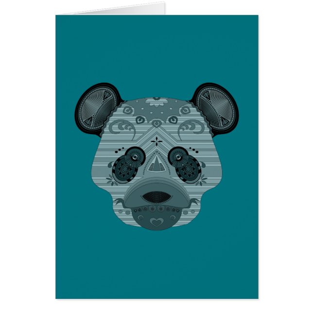 geosbjörn hälsningskort (Framsidan)