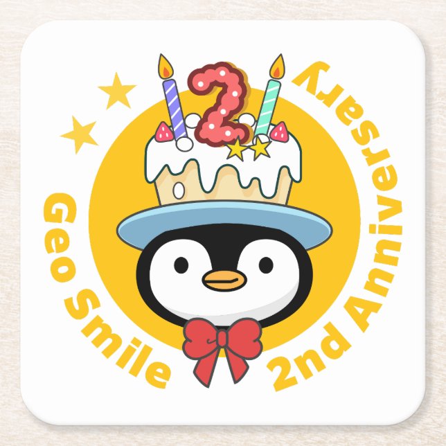 GeoSmile Papper Underlägg (Framsidan)