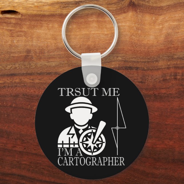 Geospatial/Surveyor Nycklar Nyckelring (Framsida)