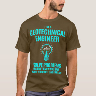 Geotechnical Ingenjör I lösningsproblem G T Shirt