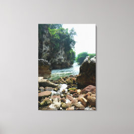 Geoturism Dschungel Flod Landskap Resa Foto Canvastryck