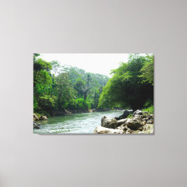 Geoturism Dschungel Flod Landskap Resa Foto Canvastryck