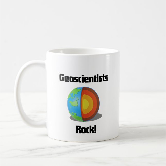 Geovetare rockar kaffemugg (Vänster)