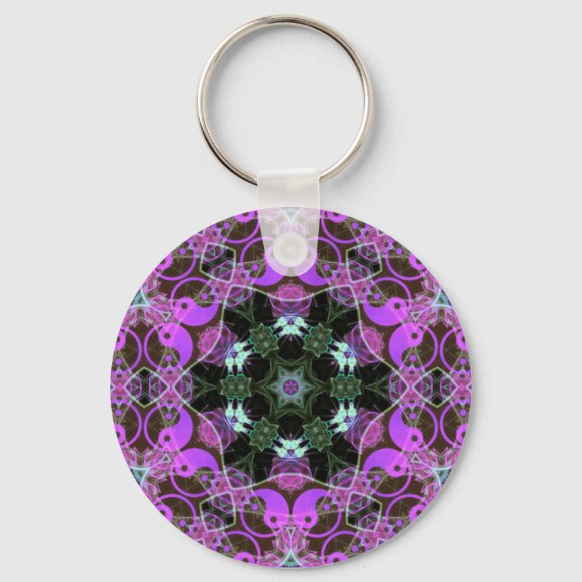 GeoYinYang-nyckelkedja Nyckelring (Framsida)