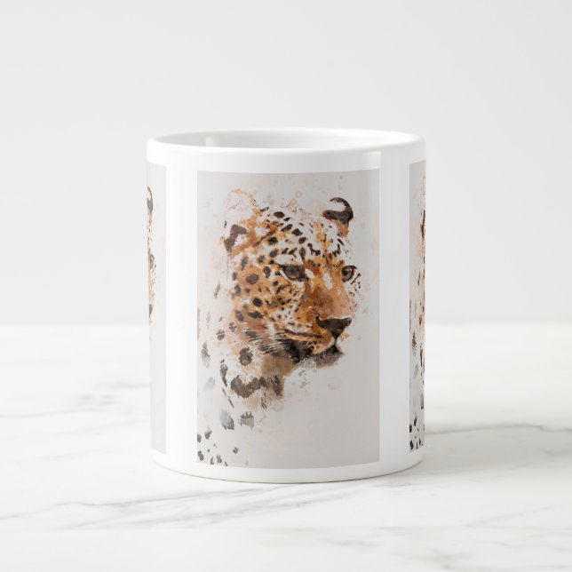 GEPARD ANSIKTE MUG JUMBO MUGG (Framsidan)