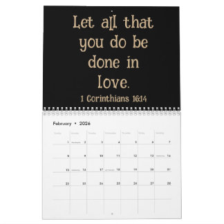 Gepard Bibelvers Årlig Kalender